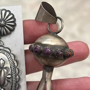Silver and Purple Women's Pendant